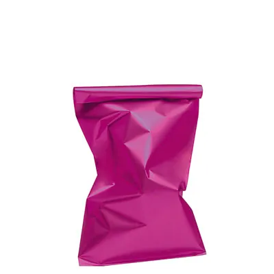 Pochette cadeau métallisée violette 15 x 25 cm - Sachet cadeau violet - Lot de 50 - Pochettes cadeaux métallisées
