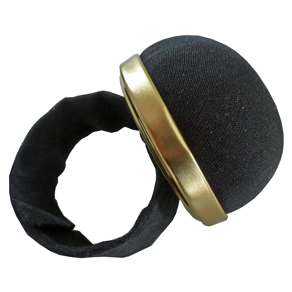 Porte épingles suédine Bohin - Bracelet porte épingles ajustable - Noir - Accessoires couture
