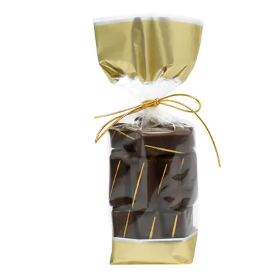 Sachet confiserie fond carton glacé or 10 x 20 cm polypro 35µ - Sachet bonbons - Lot de 100 - Sachets bonbon, Sachets confiserie-5