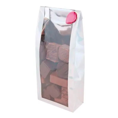 Sachet SOS fond PP Glossy blanc nacre 9 x 4,5 x 24 cm 55µ - Sachet confiserie - Sachet bonbons - Lot de 50 - Sachets bonbon, Sachets confiserie-1