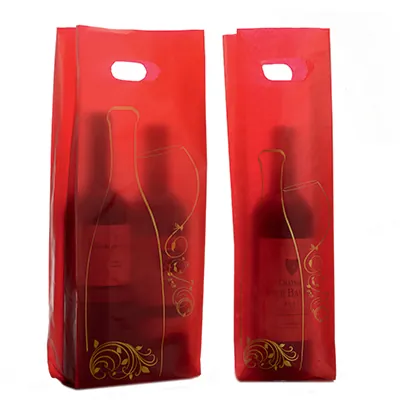 Sacs plastique 1 bouteille - Sacs pour bouteilles de vin-1