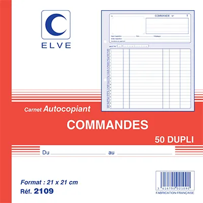 Bon de commande, dupli - Commandes
