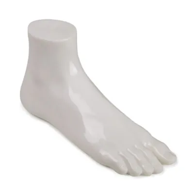 Mannequin pied enfant fibre de verre - Présentoir chaussettes et chaussures - Blanc - Jambes et pieds