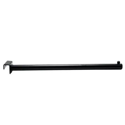 Bras droit noir sablé - ø 20 mm x L 37 cm - pour barre de charge - Bras pour barre de charge