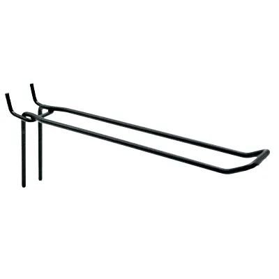 Tiges doubles noir sablé - L 20 cm - pour fonds perforés - Accessoires fonds perforés