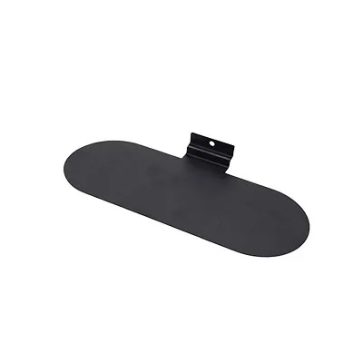 Tablette chaussure pour panneau rainuré - noir - L25xP10cm - Tablettes pour panneaux rainurés