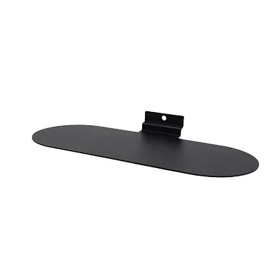 Tablette chaussure pour panneau rainuré - noir - L25xP10cm - Tablettes pour panneaux rainurés-2