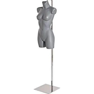 Piètement buste fixation nuque - Ligne Square 25 chromé-2