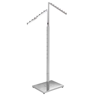 Portant 2 faces bras inclinés - Portants à vêtements multibras