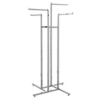 Portant 4 faces droites - Portants à vêtements multibras