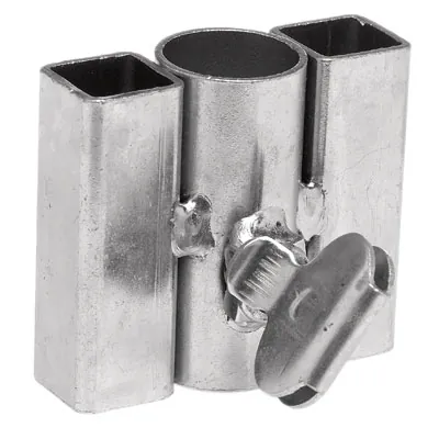 Douille carrée pour chandelle parasol ø 19 mm Acier galvanisé - Douilles