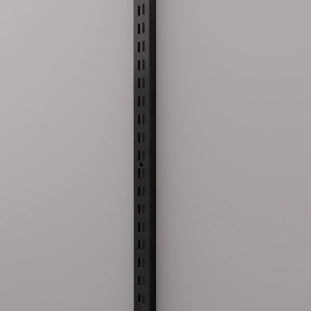 Crémaillère double perforation - Ligne Square 25 noir-1