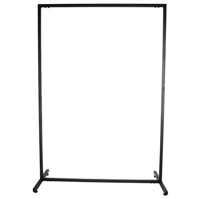Portant vêtements métal noir Square 25 – L105xP45xH150cm - Ligne Square 25 noir