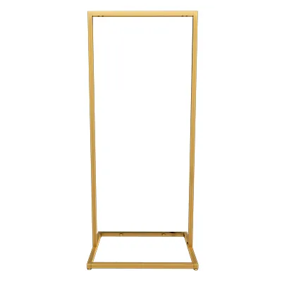 Portant fixe - Or - L 65 x H 150 cm - Ligne Square 25 or