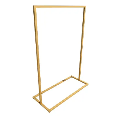 Portant fixe - Or - L 105 x H 150 cm - Ligne Square 25 or-1