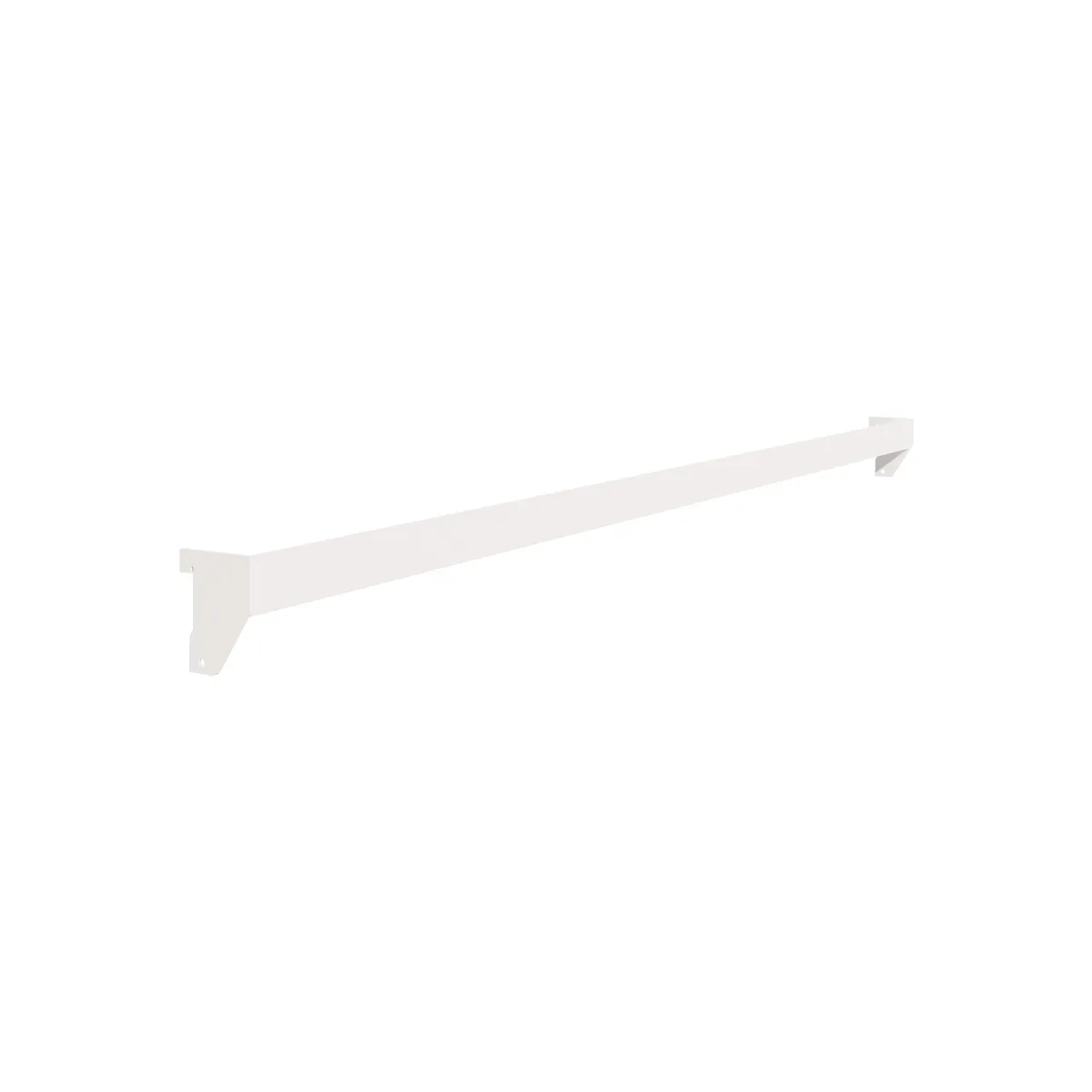 Barre de charge L 100 cm blanc tube section 30x15mm - Ligne Square 25 blanc