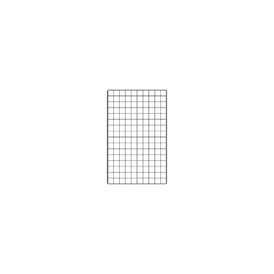 Grille d’exposition métal - Grille double cadre - noir - 80 × 50 cm - Paquet de 2 - Grilles murales