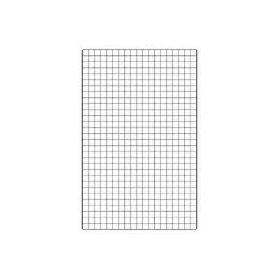 Grille d’exposition métal - Grille double cadre - noir - 150 × 95 cm - Paquet de 2 - Grilles murales