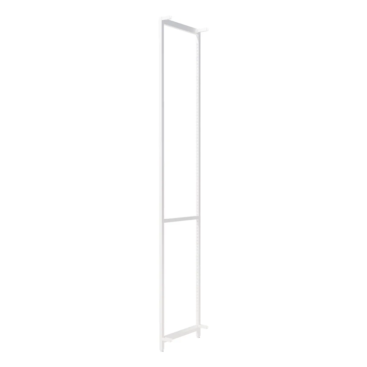 Cadre latéral Square H 240 cm x P 46,4 cm blanc sable – Set de 2 - Ligne Square 25 blanc