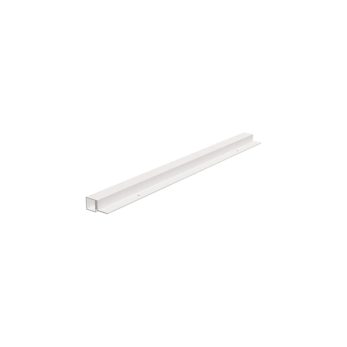 Entretoise Square L 57,8 cm blanc sablé - Set de 4 - Ligne Square 25 blanc