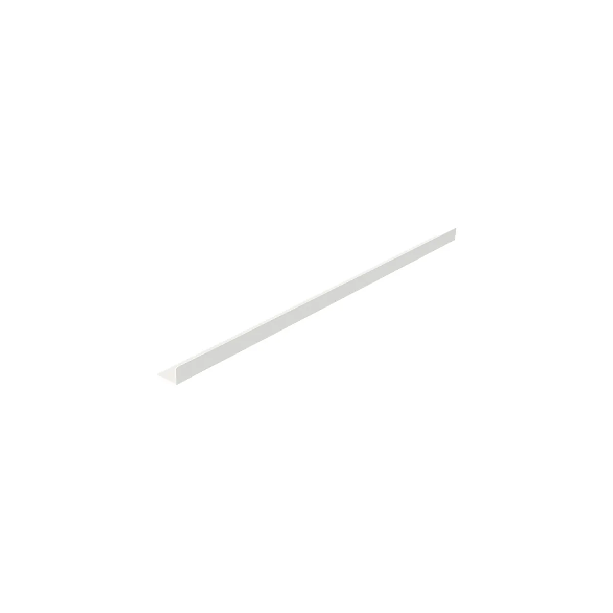 Frontale métallique Square pour tablette L 60 cm blanc sablé - Ligne Square 25 blanc