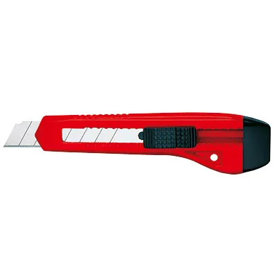 Cutter professionnel plastique économique 18 mm - Cutter de bureau - Cutters