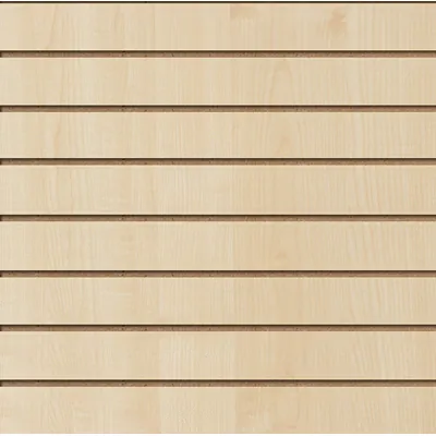 Panneaux rainurés Érable, entraxe 15 cm - Panneaux rainurés