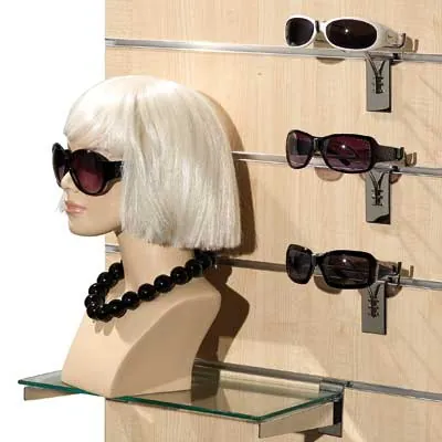 Tête mannequin femme avec torse H 42 cm Fibre de verre - Tête pour perruque, chapeau - Chair - Têtes-1