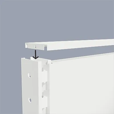 Couvercle de gondole - Ligne Gondoléko Blanc-1