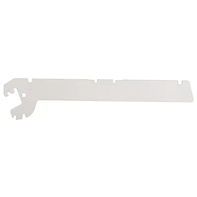 Console inclinable pour tablettes tôle - Ligne Gondoléko Blanc
