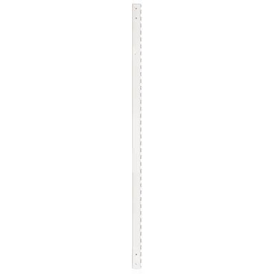 Montant 2 faces double perforation pas de 50 mm - Ligne Store blanc pas de 50 mm