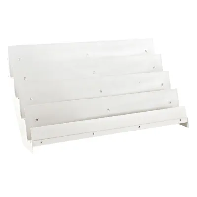 Console 4 niveaux pour tablette presse/multimédia pas de 50 mm - Ligne Store blanc pas de 50 mm-2