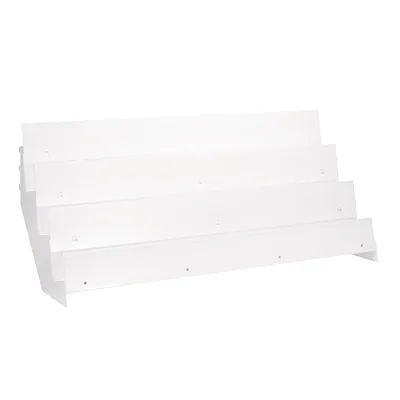 Tablette 1 niveau spécial presse/multimédia - Ligne Store blanc pas de 25 mm-1