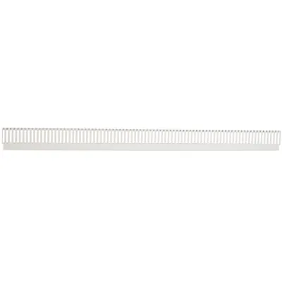 Profil arrière pour diviseurs - Ligne Store blanc pas de 25 mm