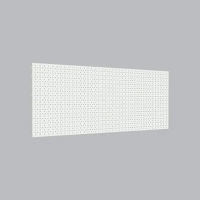 Fond tôle perforé pas de 25 mm - Ligne Store blanc pas de 25 mm