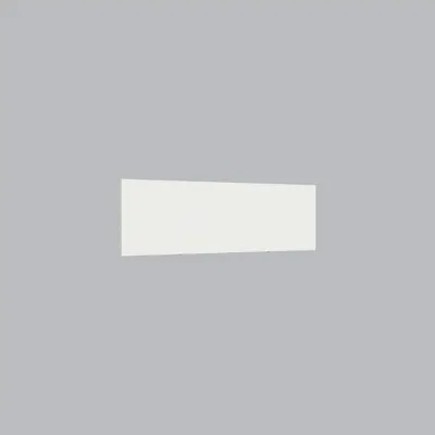 Fond tôle plein, pas de 25 mm - Ligne Store blanc pas de 25 mm