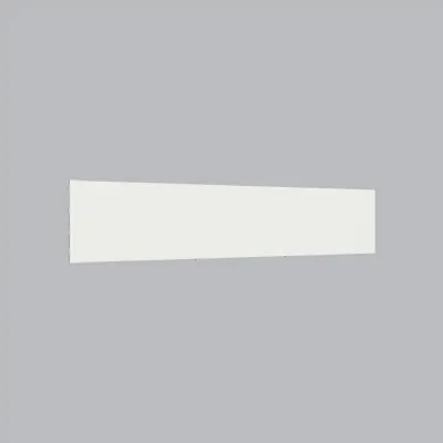 Fond tôle plein pas de 25 mm - Ligne Store blanc pas de 25 mm