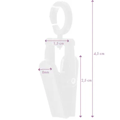 Pinces à suspendre - Cintres pour accessoires-1
