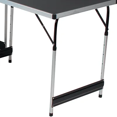 Lot de 3 tables pliantes multifonctions en aluminium pour marché - Etalages de marché-1