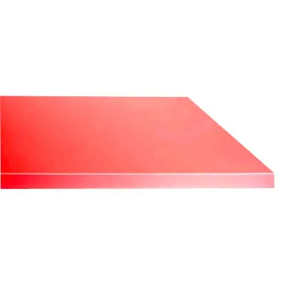 Tablette laquée rouge brillant 100 x 35 cm bois mélaminé 38 mm - Tablettes Bois Mélaminé