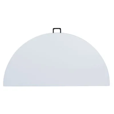 Table ronde pliante portable plastique HDPE blanc ø 154 x H 74 cm - Table pliable ronde - Table de réception ronde - Tables pliantes, Tables traiteur-1