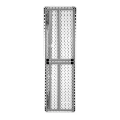 Table pliante portable plastique HDPE blanc 152 x 45 x 74 cm - Table pliable - Table de réception - Tables pliantes, Tables traiteur-1