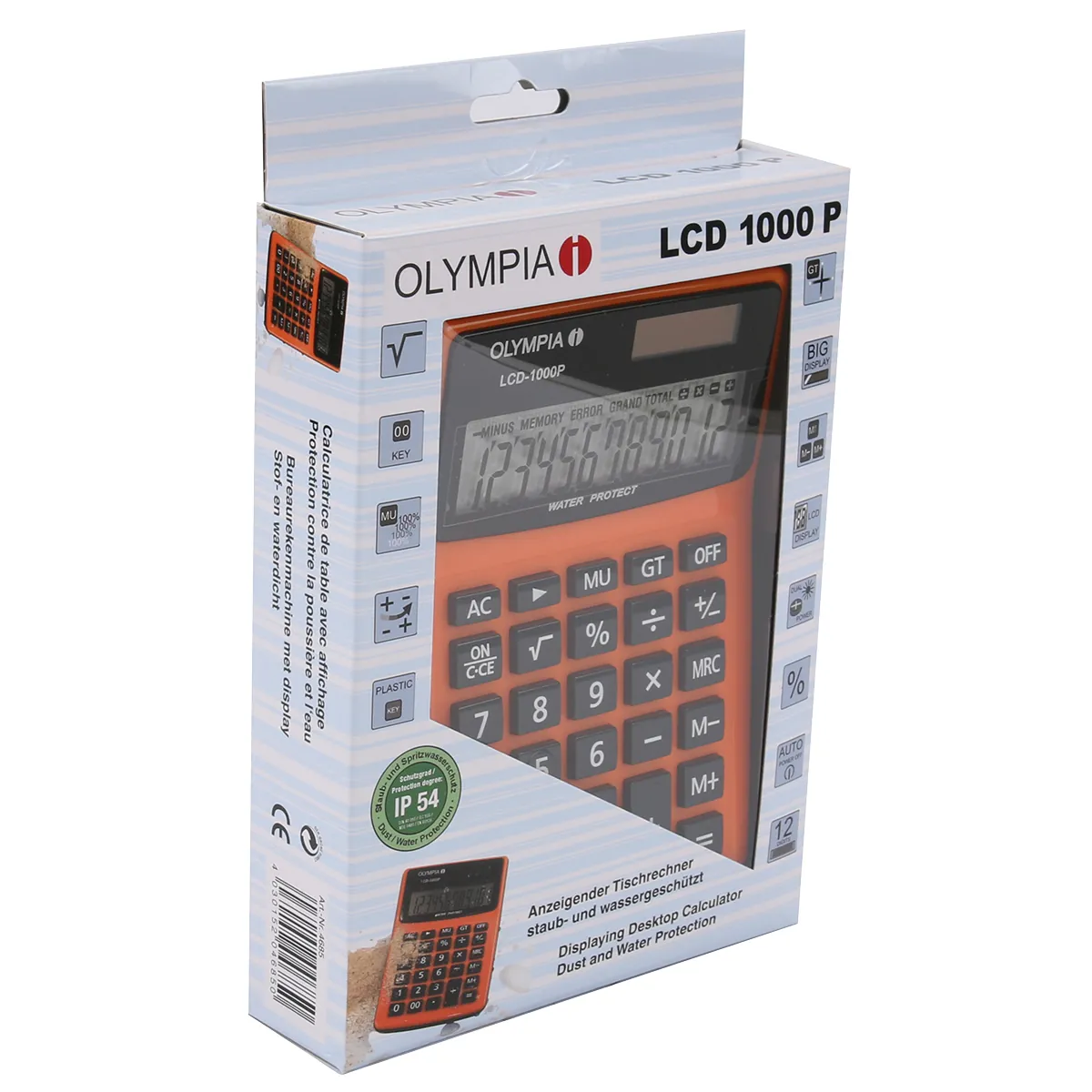 Calculatrice de bureau OLYMPIA LCD 1000P - Calculatrices-2