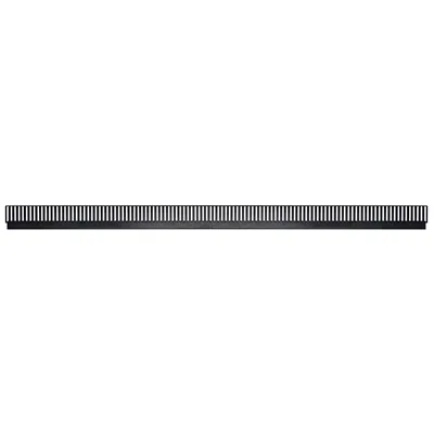 Profil arrière pour diviseurs en tôle - Ligne Store noir pas de 25 mm