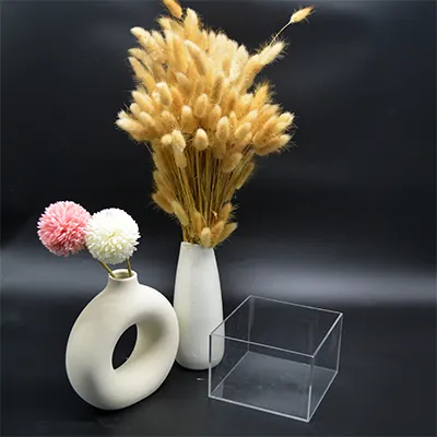 Bac de présentation plexi carré 15x15x10 cm en PMMA 3 mm - Supports Plexi-1