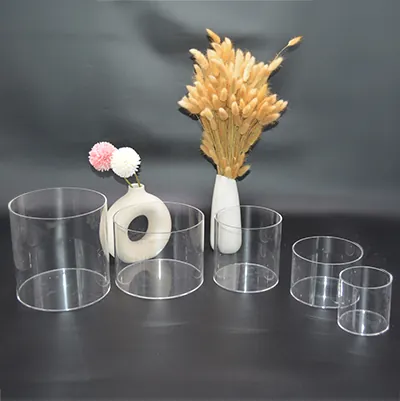 Boîte de présentation PMMA ronde ø 15 x H 10 cm - Supports Plexi-3