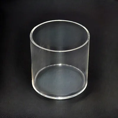 Bac de présentation rond PMMA ø 20 x H 20 cm - Vitrine tube plexi - Bac cylindrique - Supports Plexi