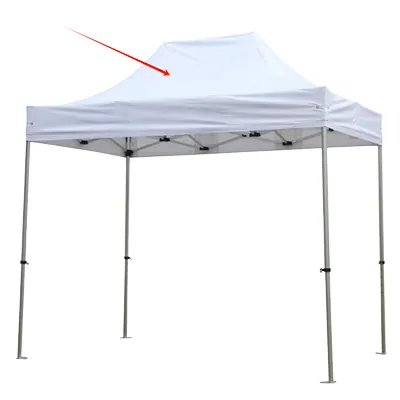Bâche de toit pour tente pliante 300x200 cm - blanc - 300 g/m² - Tentes pliantes, Barnums pliants