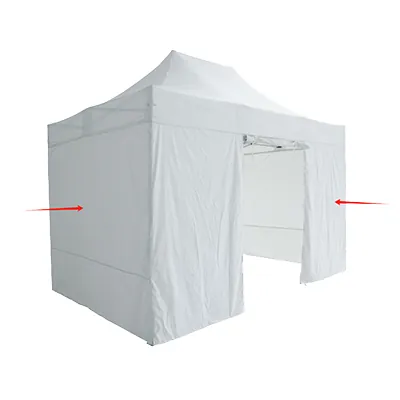 Lot complet murs pour tente pliante 300x200 cm - blanc - 300 g/m² - Tentes pliantes, Barnums pliants