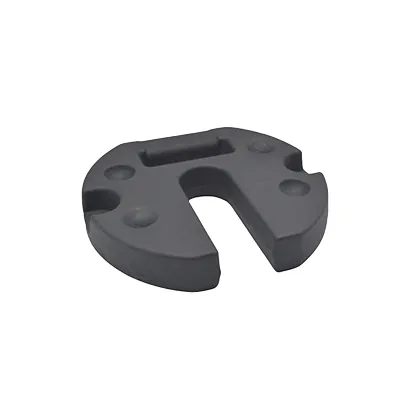 Poids de lestage rond en fonte de 15 kg pour parasol de marché, tente et barnum - noir - Poids pour parasol